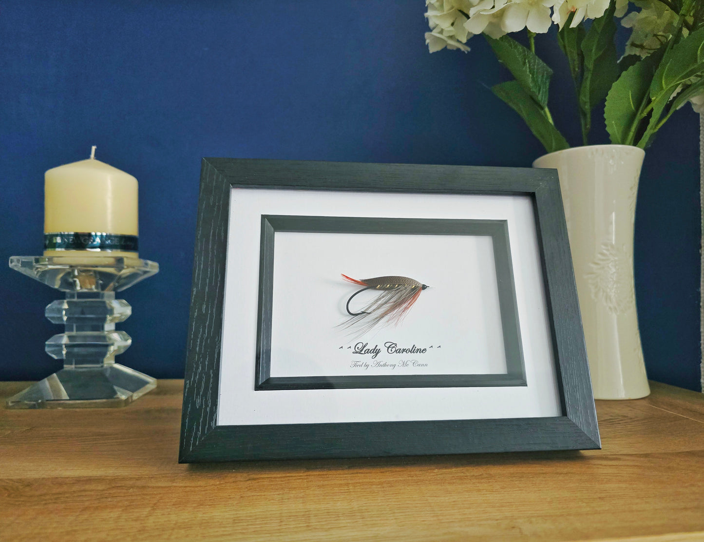 Framed Salmon fly "Lady Caroline"