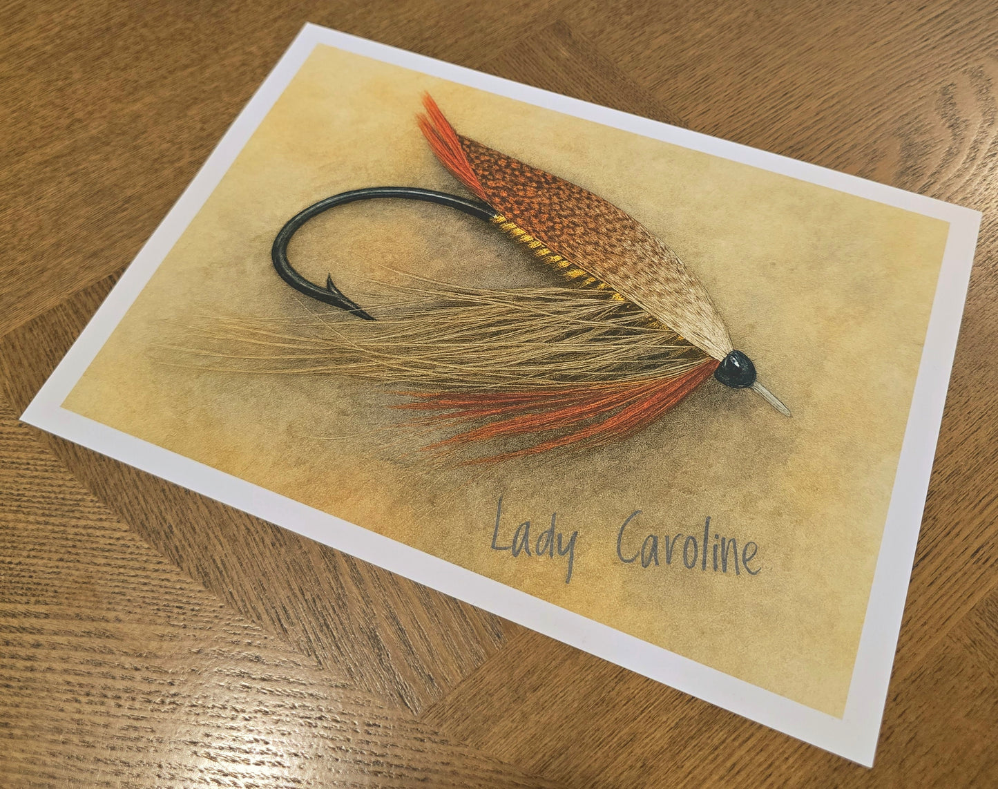 Lady Caroline Spey fly print
