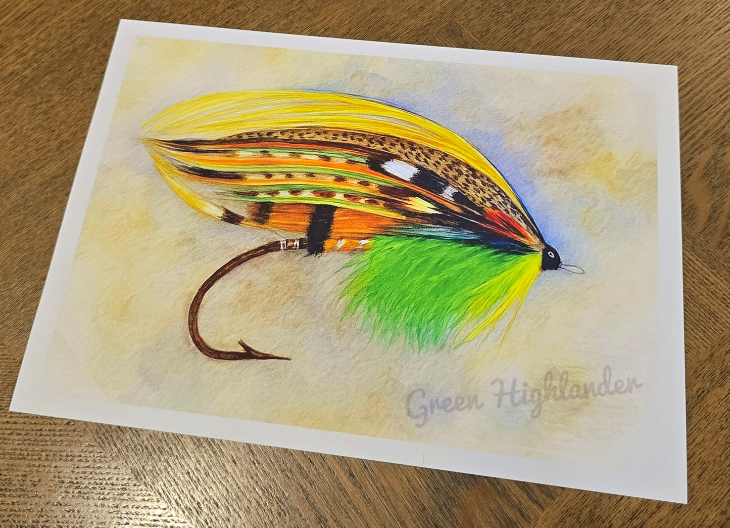 Green Highlander Classic fly print